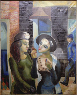 Lena Gurr - Lipstick - 1932 Oil on Canvas 